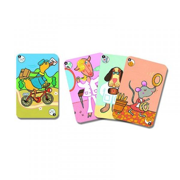 Happy Family 7 Family Game - Djeco-DJ05115