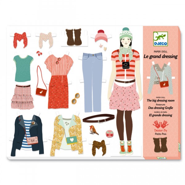 Kit creativo Chicas felices: ¡Oh! moda: El gran vestidor - Djeco-DJ09825