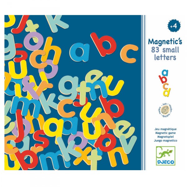 Lettres magnétiques : 83 lettres script - Djeco-DJ03102