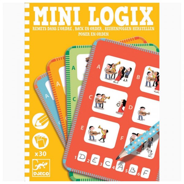 Mini Logix Djeco : Histoires à mettre dans l'ordre - Djeco-DJ05354