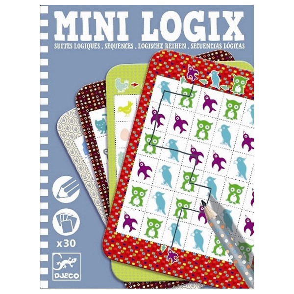 Mini Logix Djeco : Suites Logiques - Djeco-05353