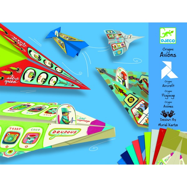 Origami-Flugzeuge - Djeco-DJ08760