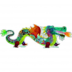Puzzle gigante de 58 piezas: León el dragón