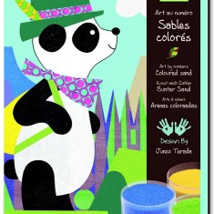 Sables colorés : Panda et ses copains