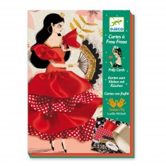 Set créatif couture : Cartes à frou-frous : Flamenco