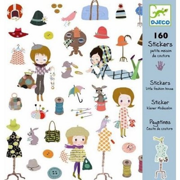 Stickers Petite maison de couture - 8846