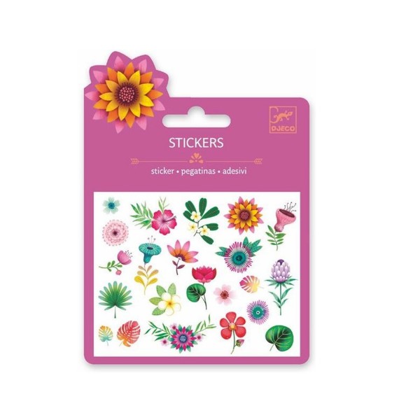 Stickers Fleurs tropicales - Djeco-DJ09780