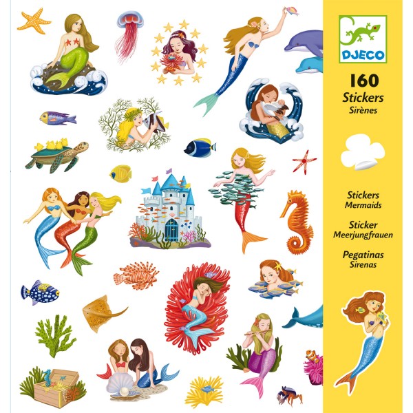 Stickers: Mermaids - Djeco-DJ08885