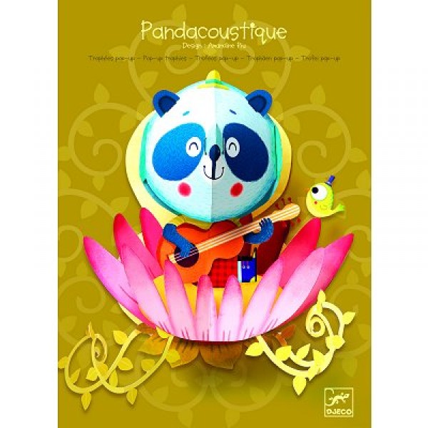 Tableau en papier : Pop-up Pandacoustique - Djeco-DD04903