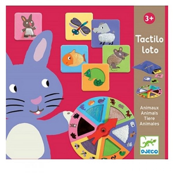 Tactilo Loto Animales - Djeco-DJ08129
