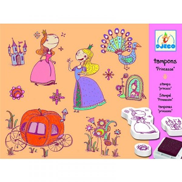 Tampons princesses - Djeco-DJ08810