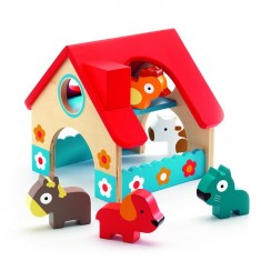 Wooden farm and animals: The little farm