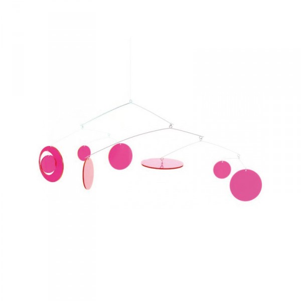 Mobile Fluo : Pink fly - Djeco-DD04360