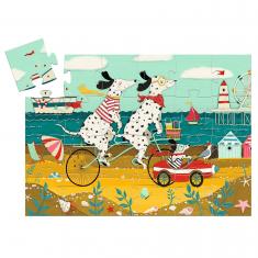 Silhouettenpuzzles - Ollie, der Dalmatiner
