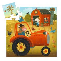 Puzzles Silueta - Tractor