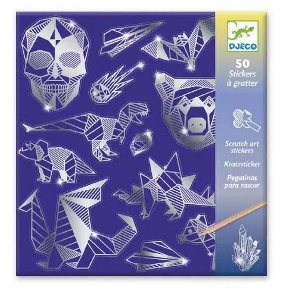 Scratch stickers: Iron - Djeco-DJ09737