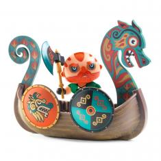 Figura de Arty Toys - Los piratas: Drak & Drakkar