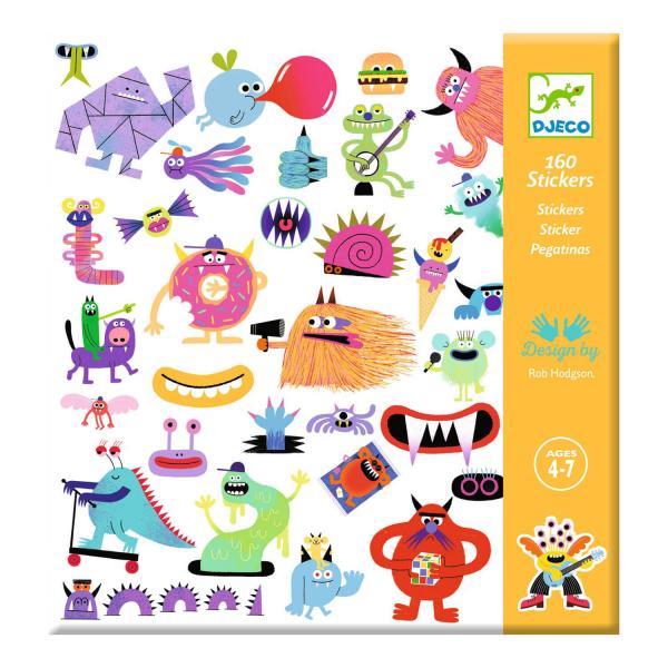  Monsters Stickers - Djeco-DJ09281