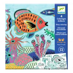 Brilliant coloring pages: Under the sea