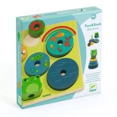 Einbau-Puzzle: Puzz & Stack Rainbow