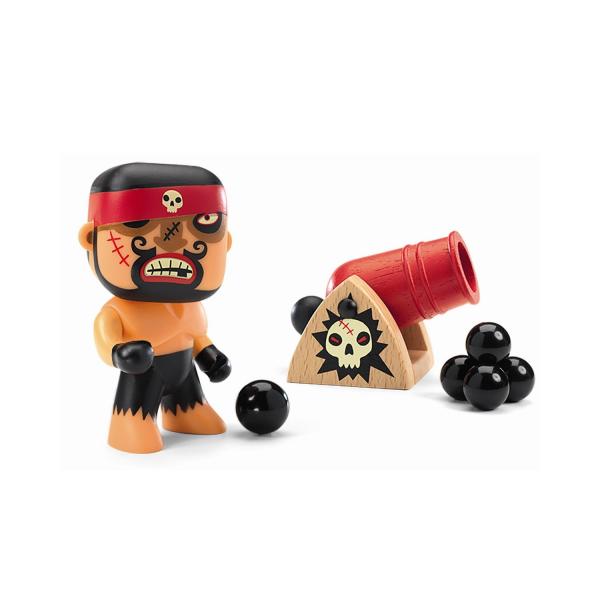 Arty Toys Figur: Pirat Rick und Boomcrak - Djeco-DJ06834