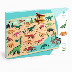 Puzzle 22 pièces en bois : Puzzlo Dino