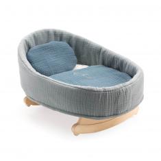 Doll accessory: Blue Dream rocking cradle