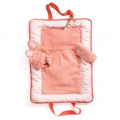 Doll accessories: Pink Peak diaper bag