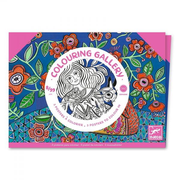 Coloring Posters: Coloring Gallery: Blossom - Djeco-DJ08692