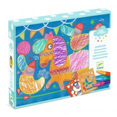 Coffret de coloriage : Funambule et balles