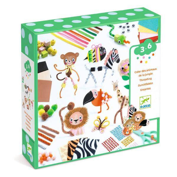 Box to create: Jungle animals - Djeco-DJ09016