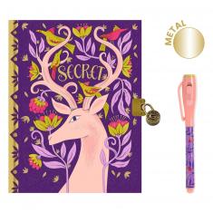 Melissa secret notebook with magic marker