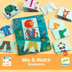 LERN- UND BILDUNGSSPIELE - COOL SCHOOL : Mix & Match Modanimo  