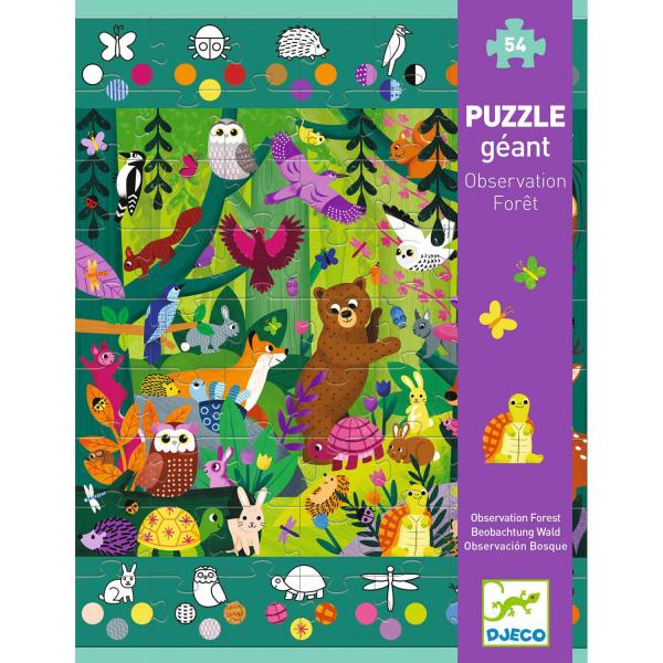 Forest Observation Giant Puzzle - Djeco-DJ07149