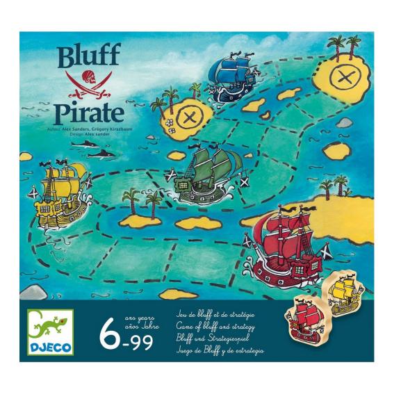 Bluffspiel: Bluff Pirate - Djeco-DJ08417