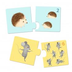 Puzzle Dúo Animales Bebés