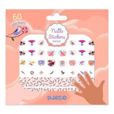 Stickers pour ongles : Plumes