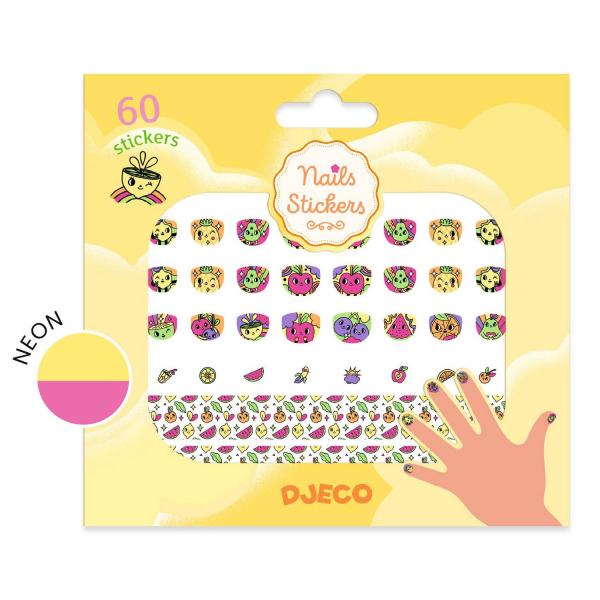 Stickers pour ongles : PEPS  - Djeco-DJ09240