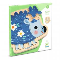 puzzle 9 pièces en bois : Puzzlo Kipic  