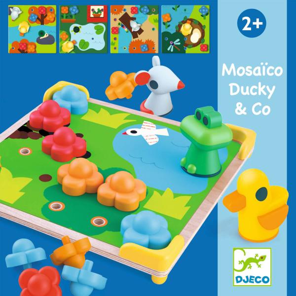  Mosaico Ducky y compañía - Djeco-DJ08142