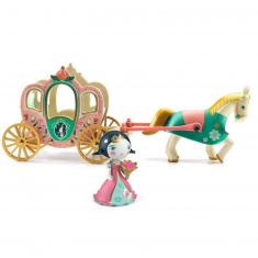 Figurine Arty Toys : princesse Mila et Ze carosse