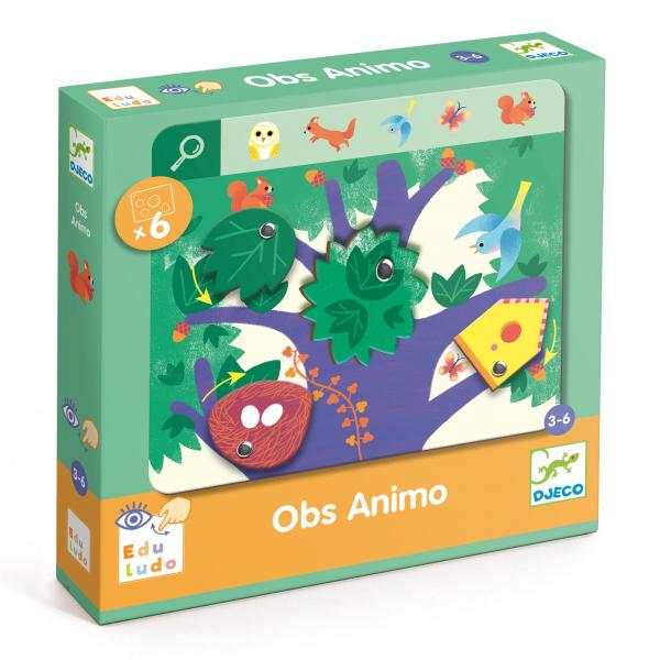 LERN- UND BILDUNGSSPIELE - EDULUDO : Obs Animo   - Djeco-DJ08236