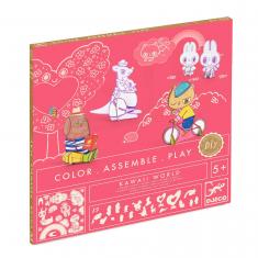 JUEGO DE MONTAJE DE COLORES - DO IT YOURSELF: Kawaii world