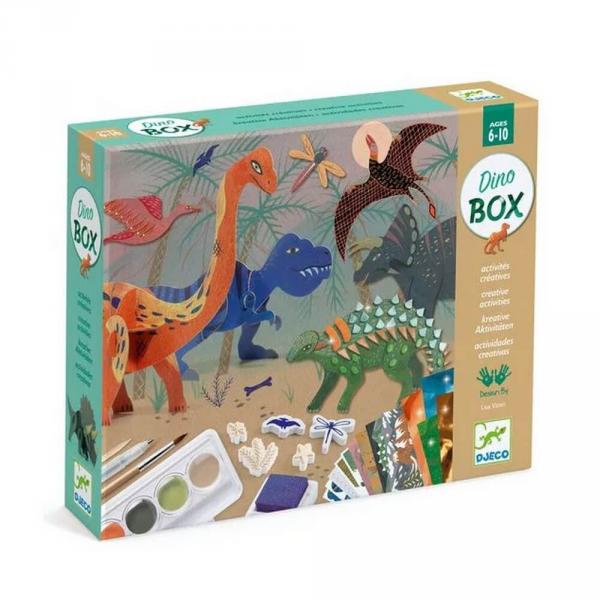 Caja multiactividad: El mundo de los dinosaurios - Djeco-DJ09331