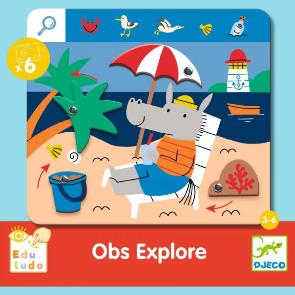 EDUCATIONAL GAMES - EDULUDO : Obs Explore   - Djeco-DJ08235