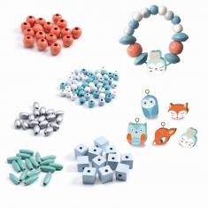 Wooden beads: Small animals