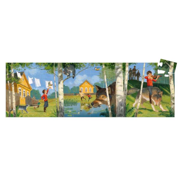 50-piece puzzle: Peter and the wolf - Djeco-DJ07309