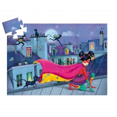 Puzzle Silhouette 36 pièces : Super Star