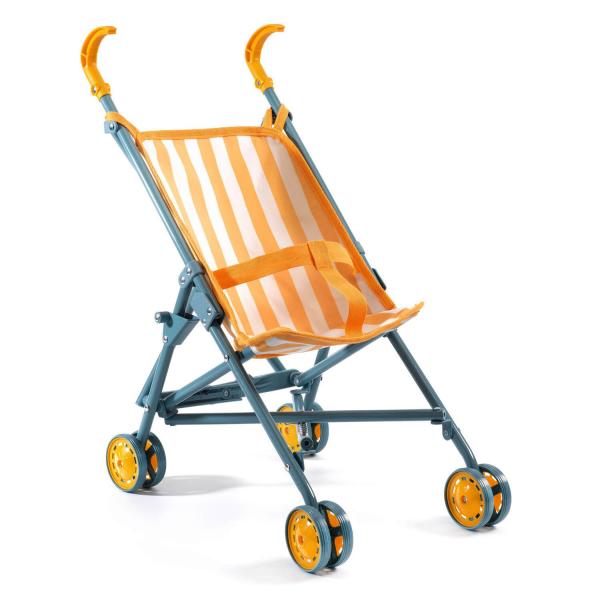 Accesorio para muñeca Poméa: Cochecito Sunshine 54 cm - Djeco-DJ07785