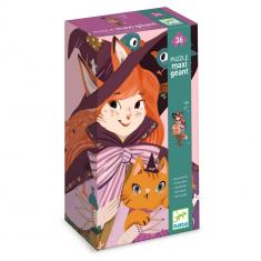 36 piece puzzle - Lily the witch + 1 miniature